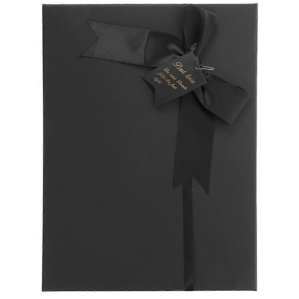 Paper Gift Packing Case Sturdy Material Storage Box Rectangular Shape 26x23x7cm For Gifts 1Set