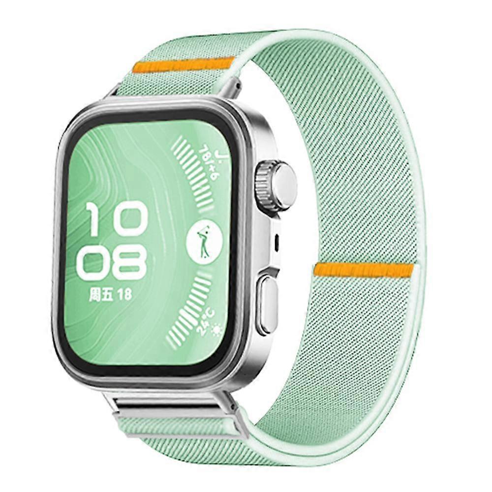 Adjustable Single Loop Elastic Nylon Watch Band For Huawei Watch Fit3 / Fit4 / Fit4 Pro