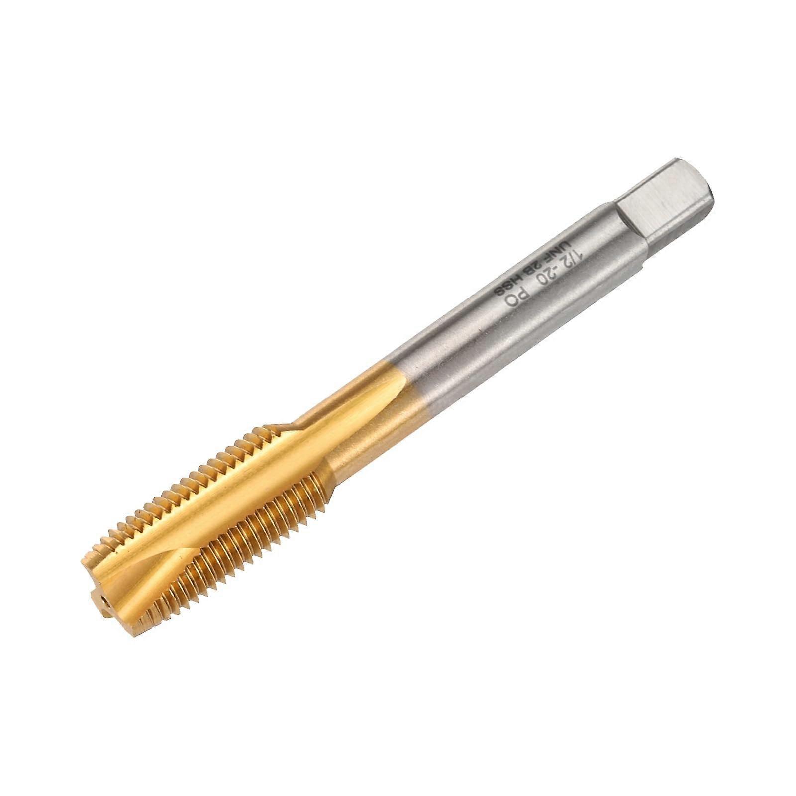 1/220 UNF B2 Spiral Tip Tap Titanium Coated 6542  Speed Steel Machine Tap