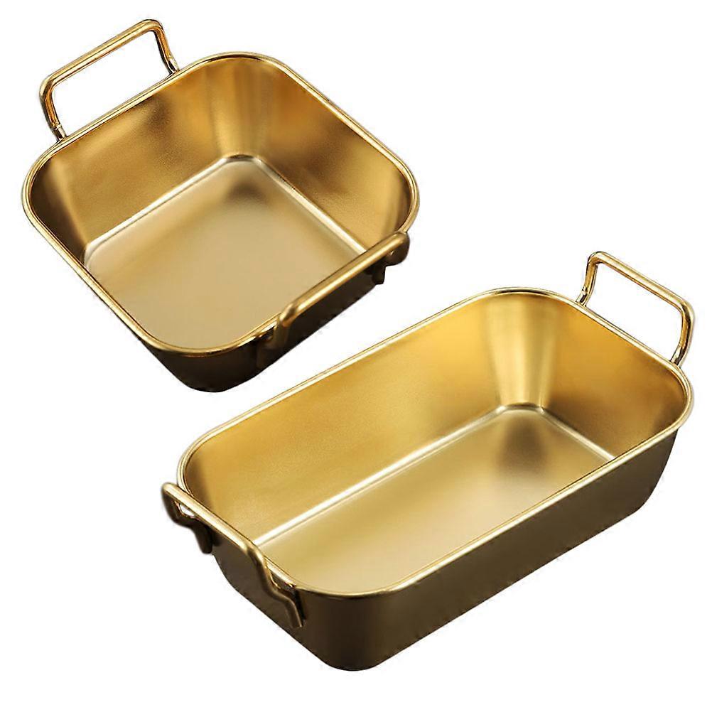 Food Storage Basket 2 Pcs Crafted From 304 Stainless Steel With Smooth Surface Perfect For Storing Fried Foods And Home Use