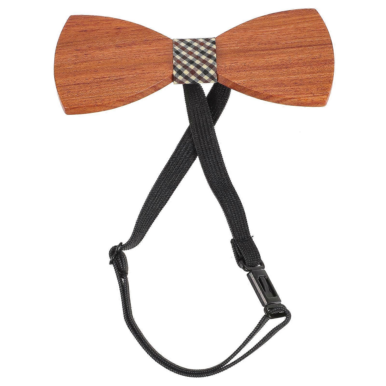 Wooden Bow Tie for Men Lightweight and Versatile for Weddings Parties Assorted Color