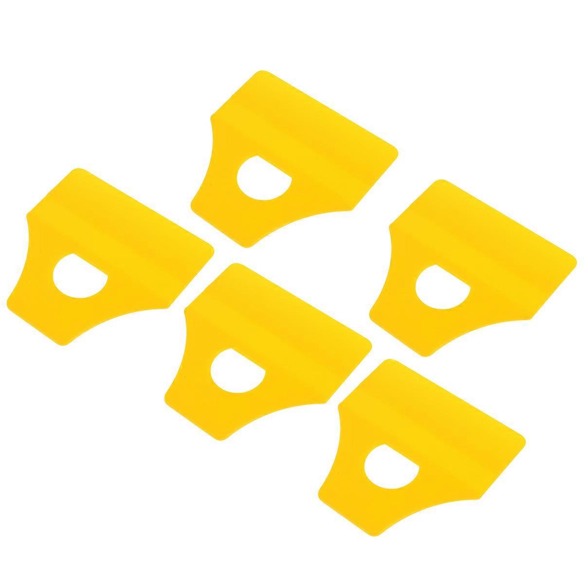 Automotive Vinyl Wrap Tool 5Pack Vinyl Installation Squeegee Scratch-free Yellow