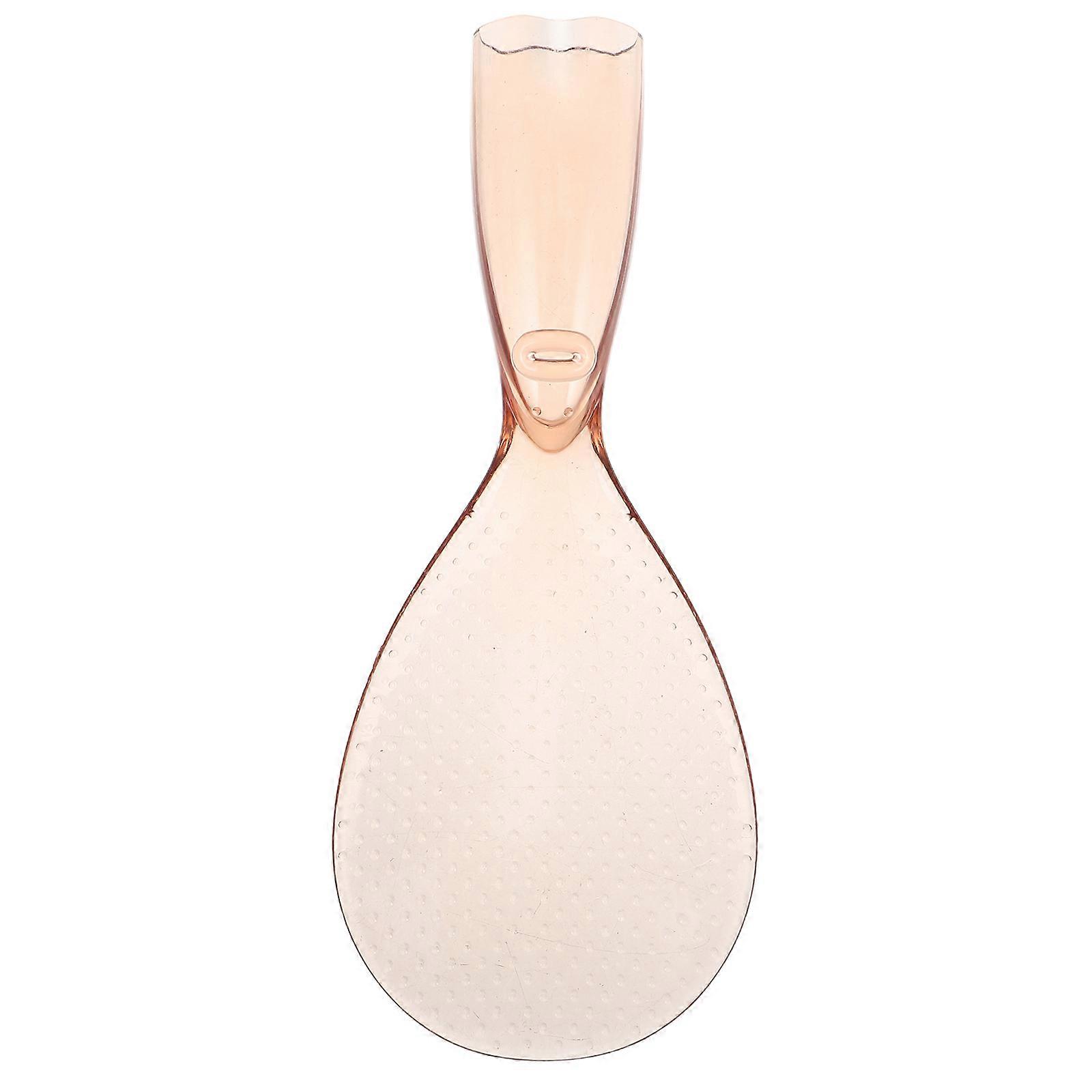 Orange Rice Spoon with Nonstick Surface for Home Use Made of PC Material 7.87-Inch Self-Standing