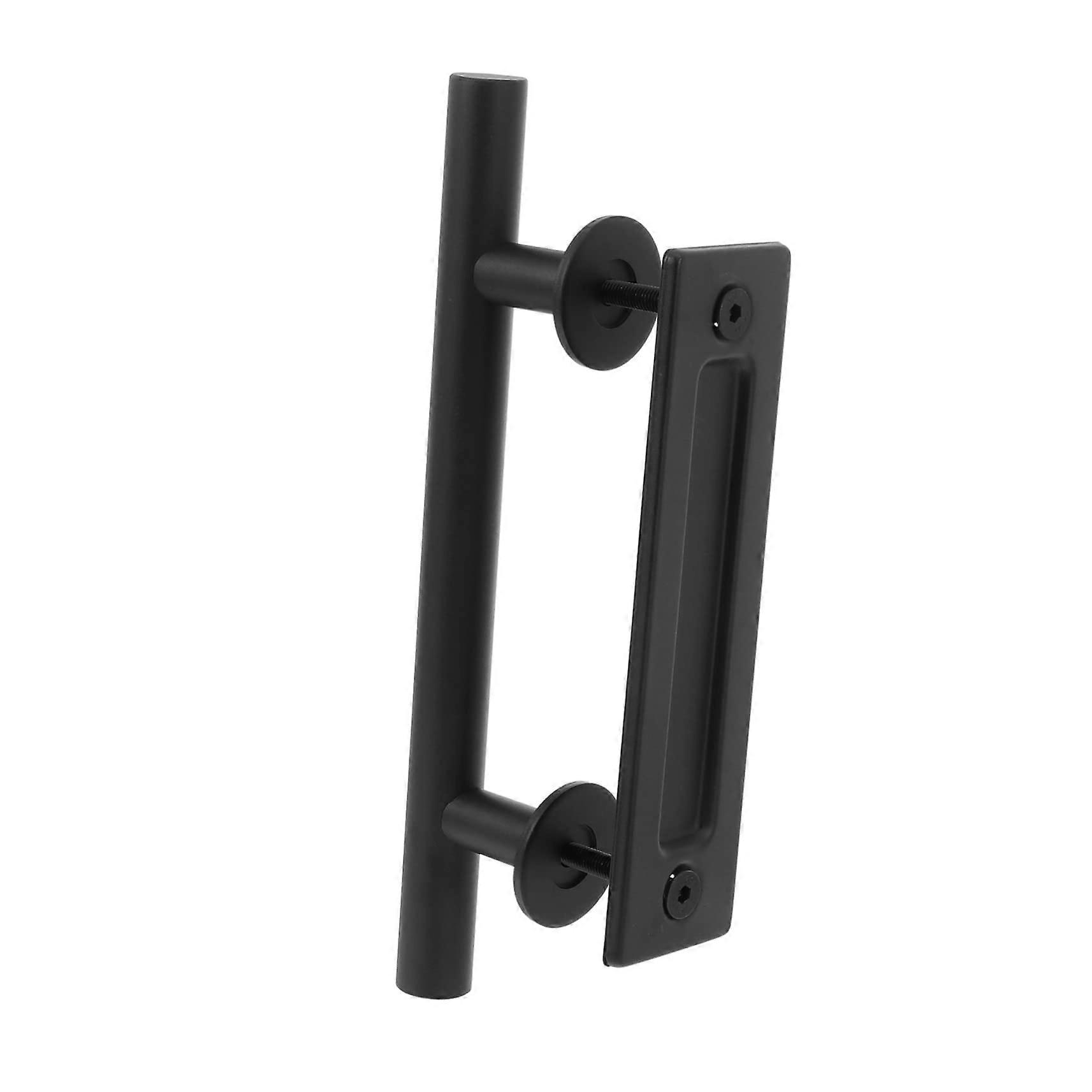 Robust Sliding Door Handle Set Round for Cabinet Interior Doors, Durable and Stable Installation