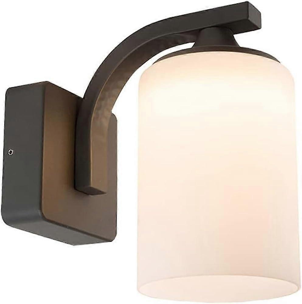 Wall Lamp Outdoor Lantern E27 Socket Cylindrical Veranda Lighting