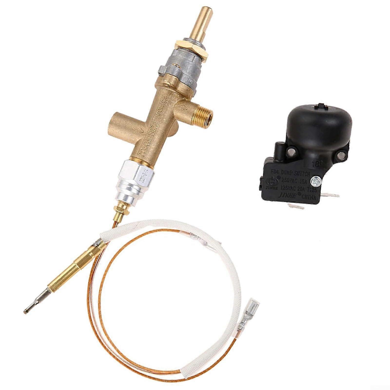 7piece spare parts safety set with control valve, toggle switch, thermocouple, pushbutton igniter for outdoor heaters, easy installation
