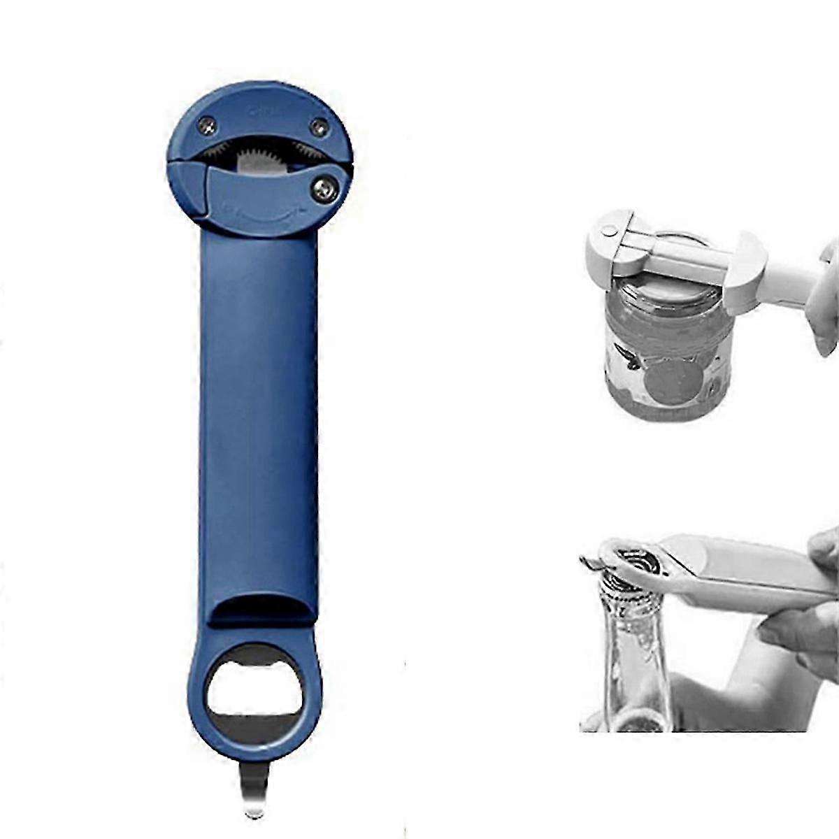 2pcs Multifunctional Bottle Opener for Home Use - Effortless Jar and Can Lid Remover
