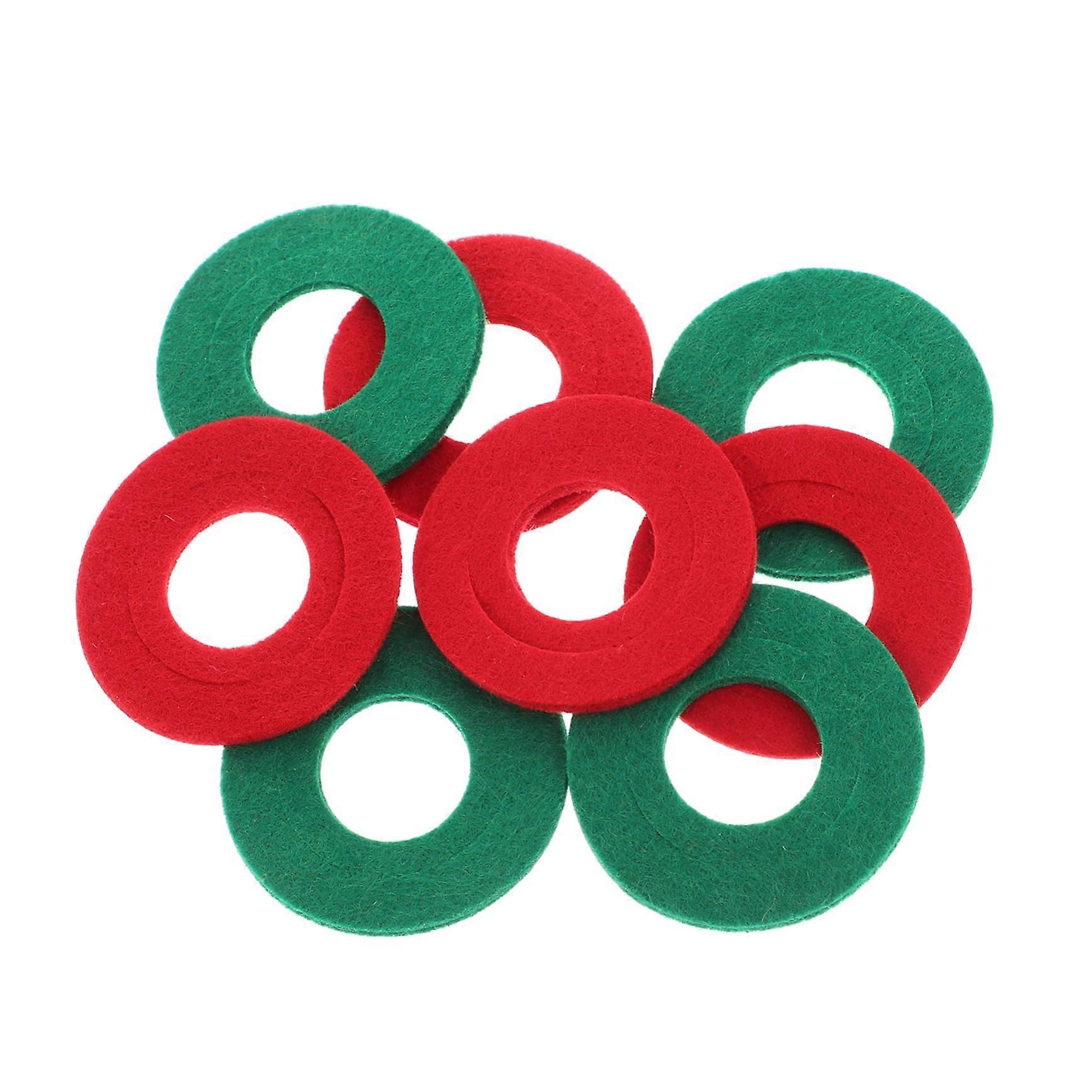 Battery Terminal Washers 8-Piece Car Set, Red And Green Fiber Material, Durable Corrosion Protection, Easy Installation
