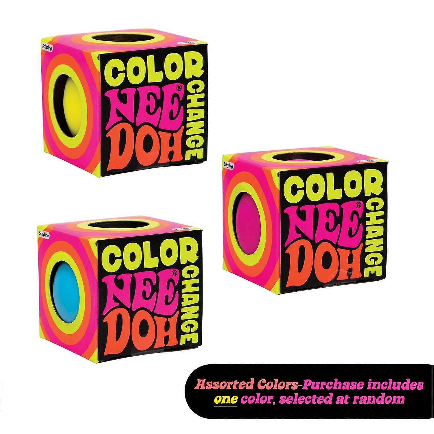 Schylling Colour Changing Nee Doh Stress Ball - De Stress & Relieve Anxiety