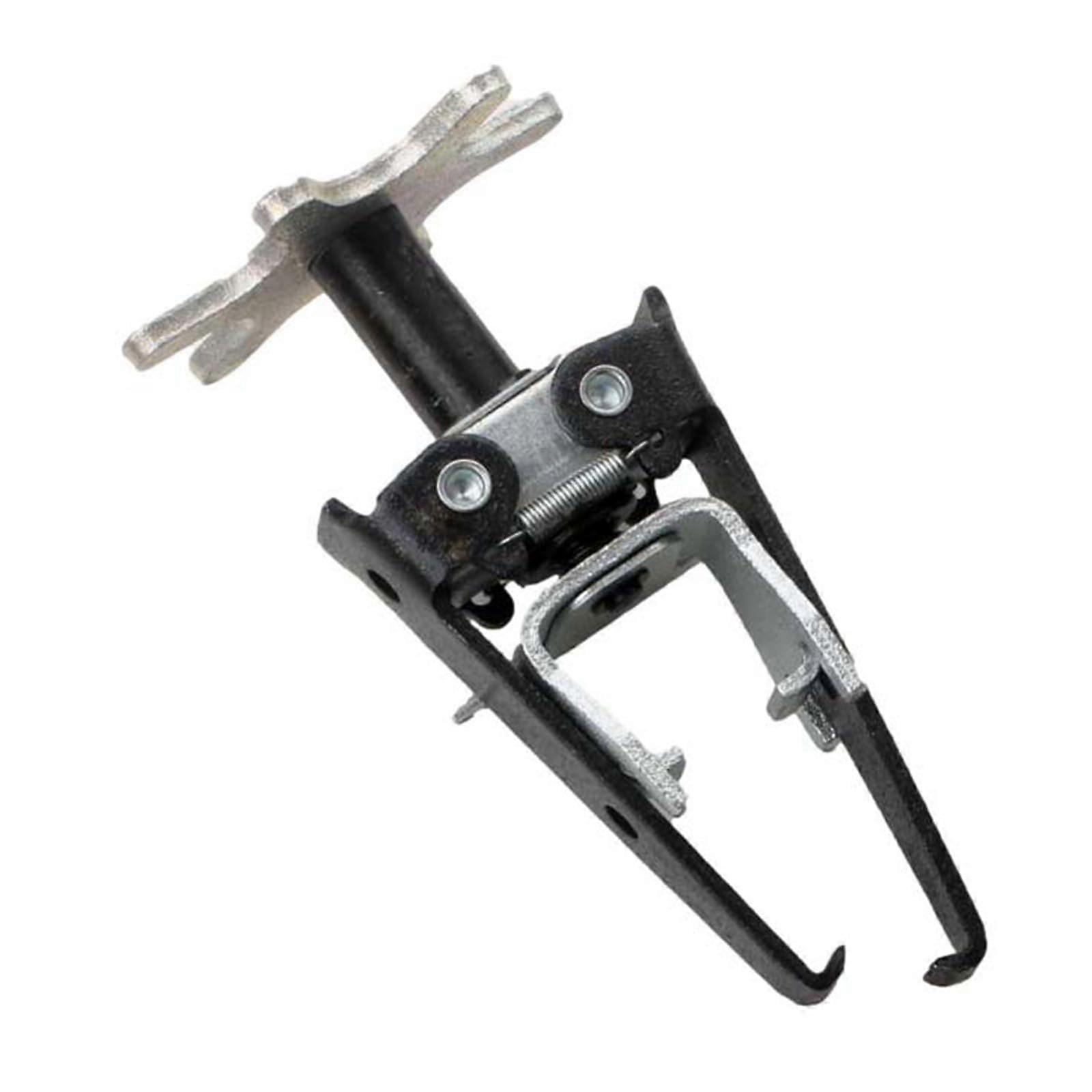 Heavyduty steel spring tensioner tool with rotary switches, durable auto tool for cars, lights, trucks, and maintenance.