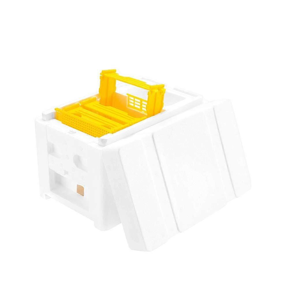 Beekeeping Queen Breeding Rearing Hive Box for Pollination and Honey Production, Durable Wooden Beekeeping Tool