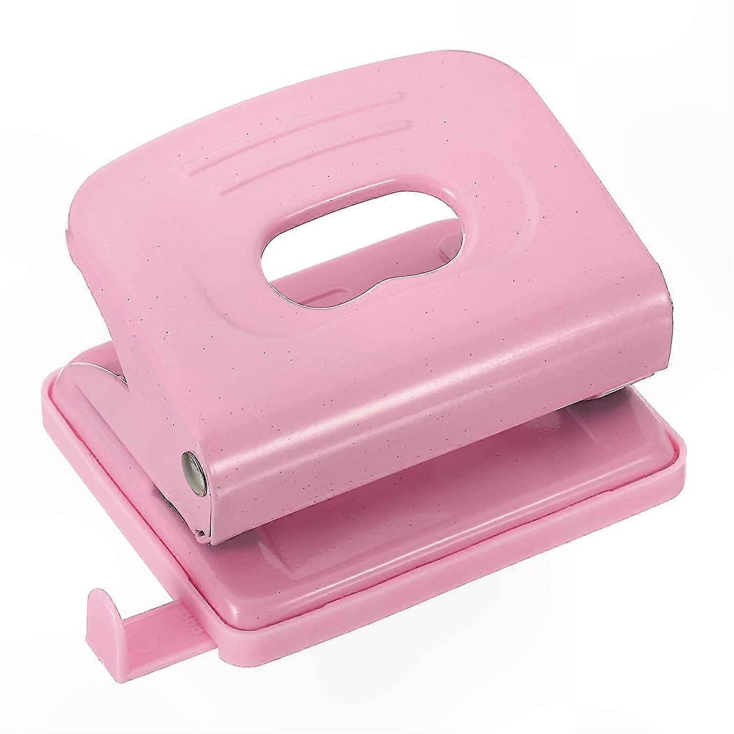 2-Hole Paper Punch with 1/4 Inch Diameter, Adjustable Metal Hole Puncher for Up to 8 Sheets