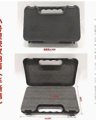 Kunststoff-Mikrofon-Aufbewahrungsbox mit Baumwollfutter Tragbare Mikrofon-Tragetasche Anti-Scratch-Kondensator-Mikrofonhülle für Reiseaufnahmestudios