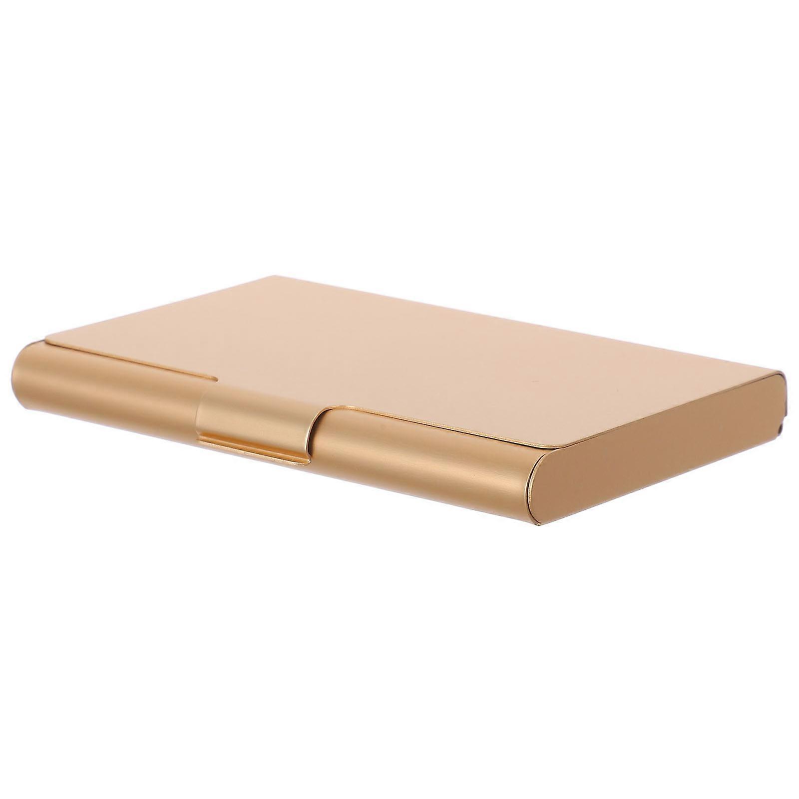 Lightweight Aluminum Alloy Business Card Holder for Credit and Name Cards – Compact Storage Solution for Office and Travel