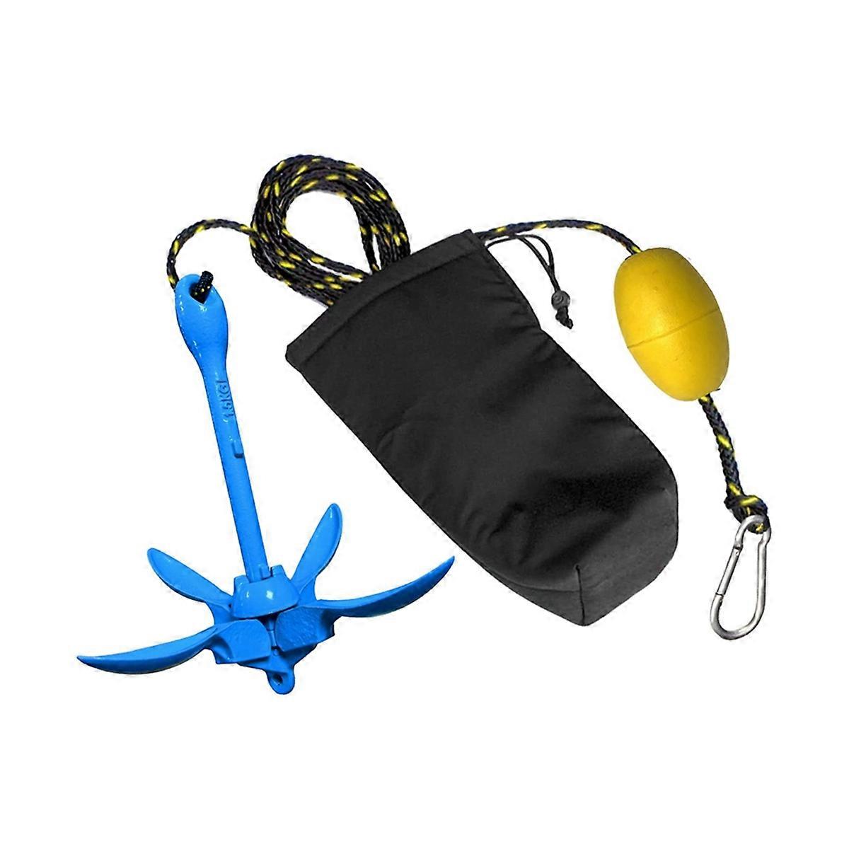 4 Jaw Grapnel Anchor 3.3lb/1.5kg Fishing Folding Anchor