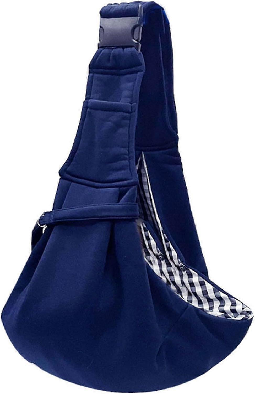 Pet Bag Wider Shoulder Strap Dog Hand with Adjustable Strap for Puppies and Cats Dorm Room Games for Boys (Navy Blue)