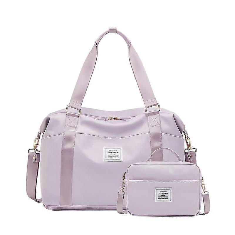 Ladies' travel bag, 20 - 35L expandable, with wet and dry separation