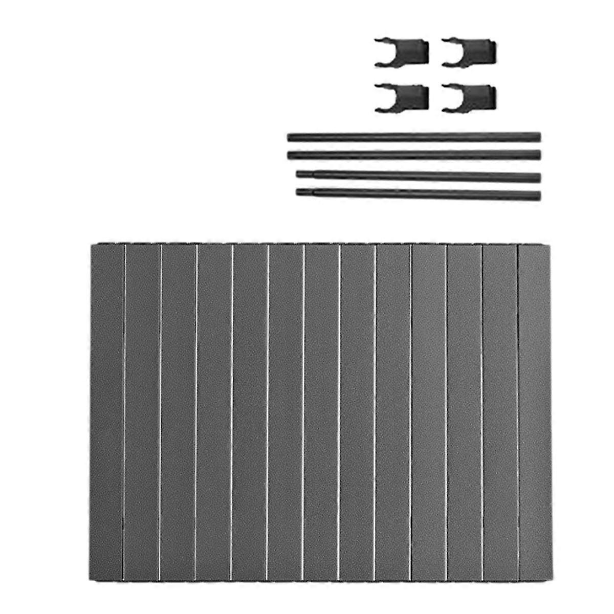 Table Board Folding Tabletop Board Large Capacity Foldable One Action Board Outdoor Camping Table Bl