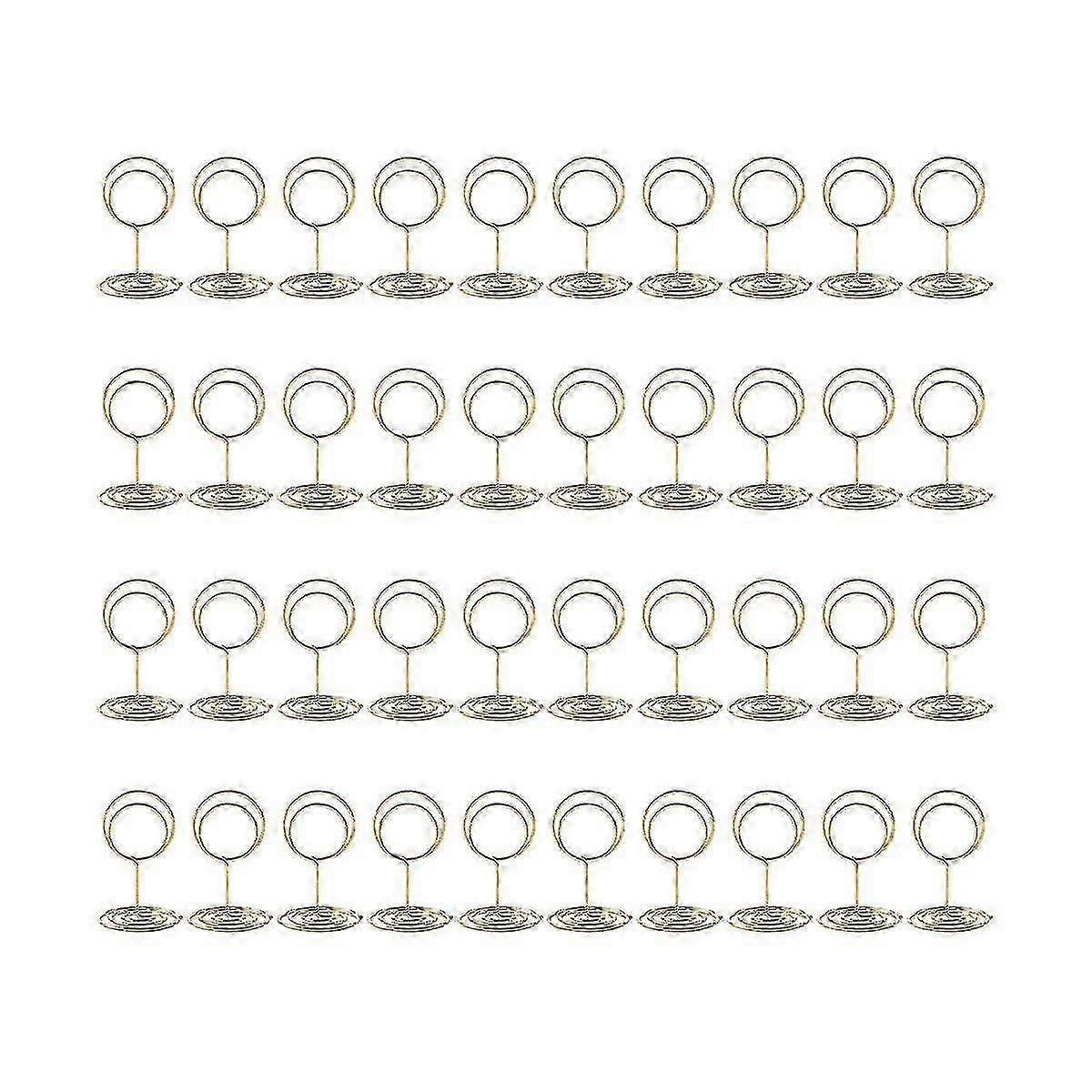 40pcs tabular array Number Holders Place Card Photo For Wedding Recepti
