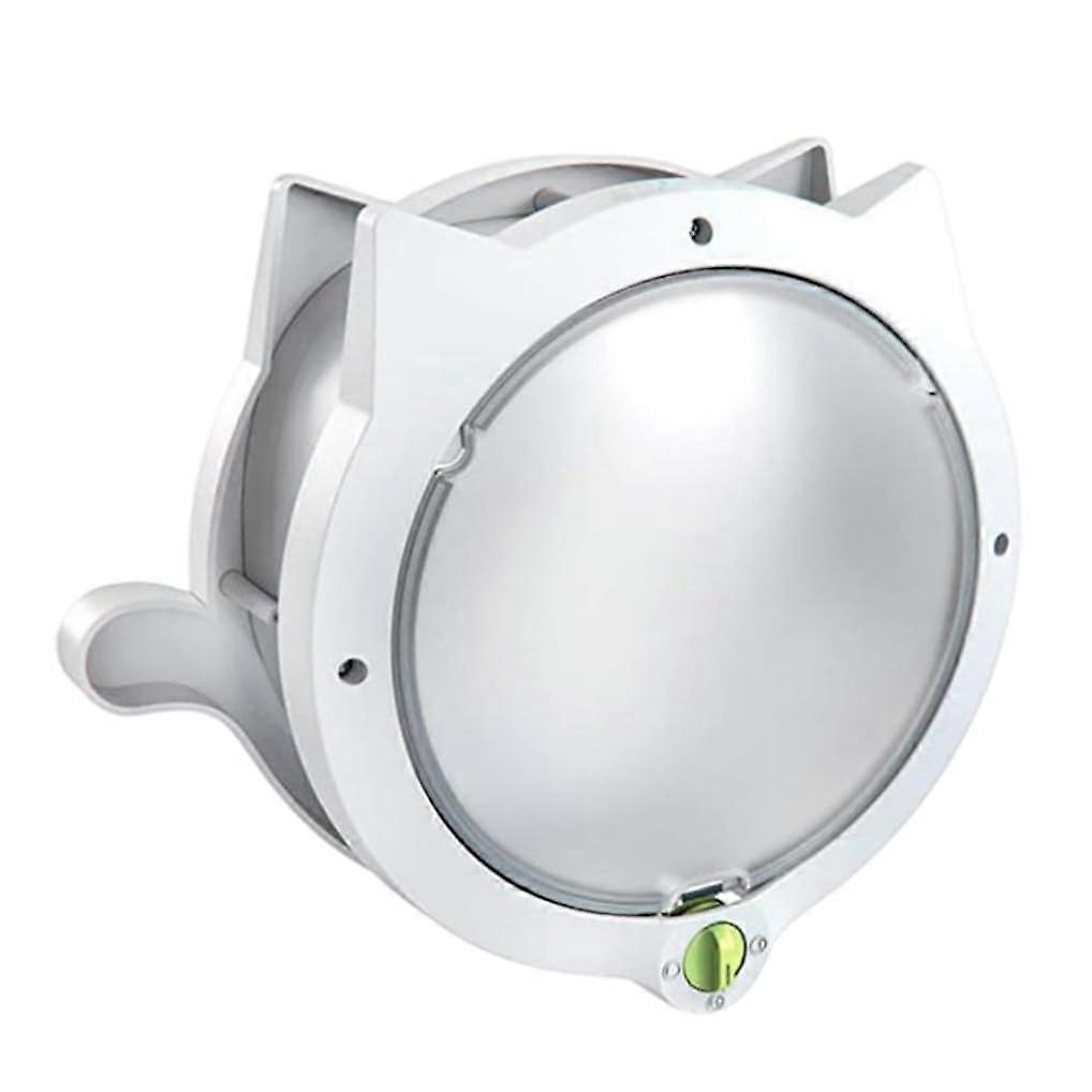 Pet Flap Door 4-Way Safe Locking Cat Kitten Flap, Interior Exterior White, Puppy Gate