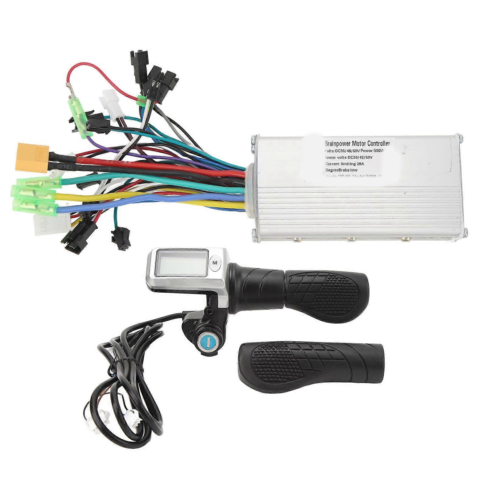 36V 48V 500W 28A Sine Wave Brushless Controller Throttle Kit