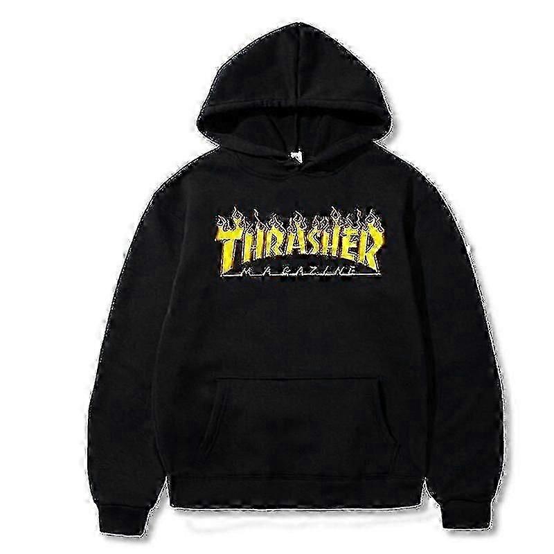 Thrasher pulover flacără hanorac casual top moda print hanorac | Fruugo Au