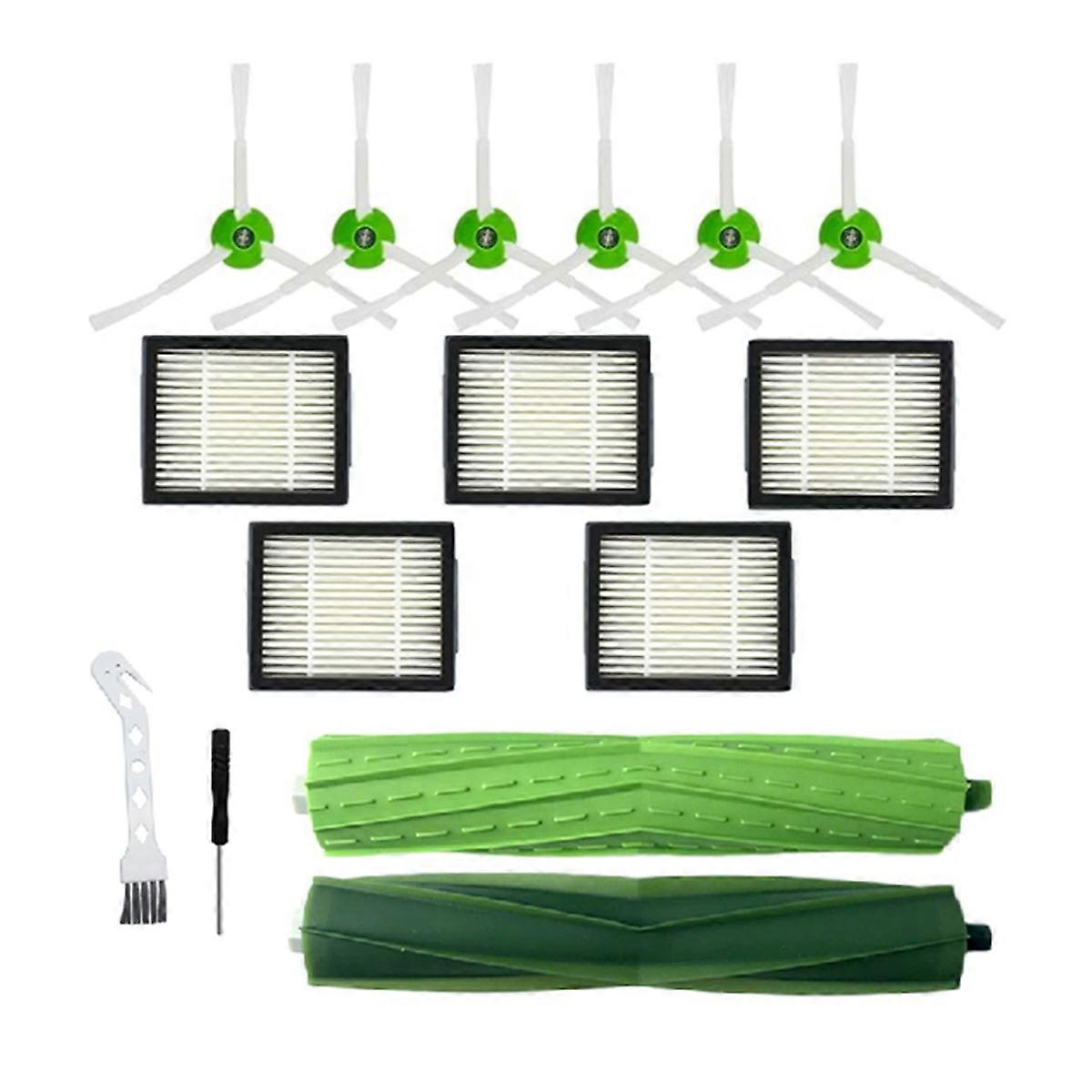 For I7 I7+ I6 I6+ I3 I3+ I8 I8+ I4 I4+ I5 I5+ I2 I2+ I1 I1+ I E Vacuum Roller Side Brush HEPA Filter