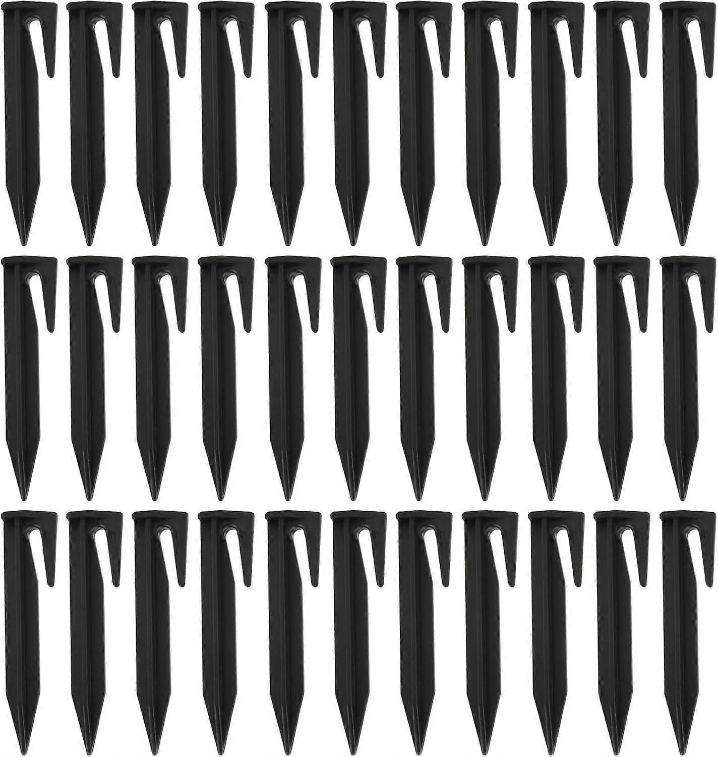 50 Pcs Perimeter Cable Fixing Spikes, Ground Spikes