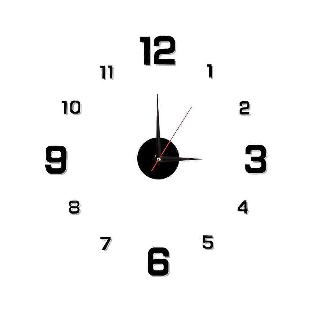 Luminous Digital Clock Wall Sticker Clock Silent Wall Clock Home Decoration