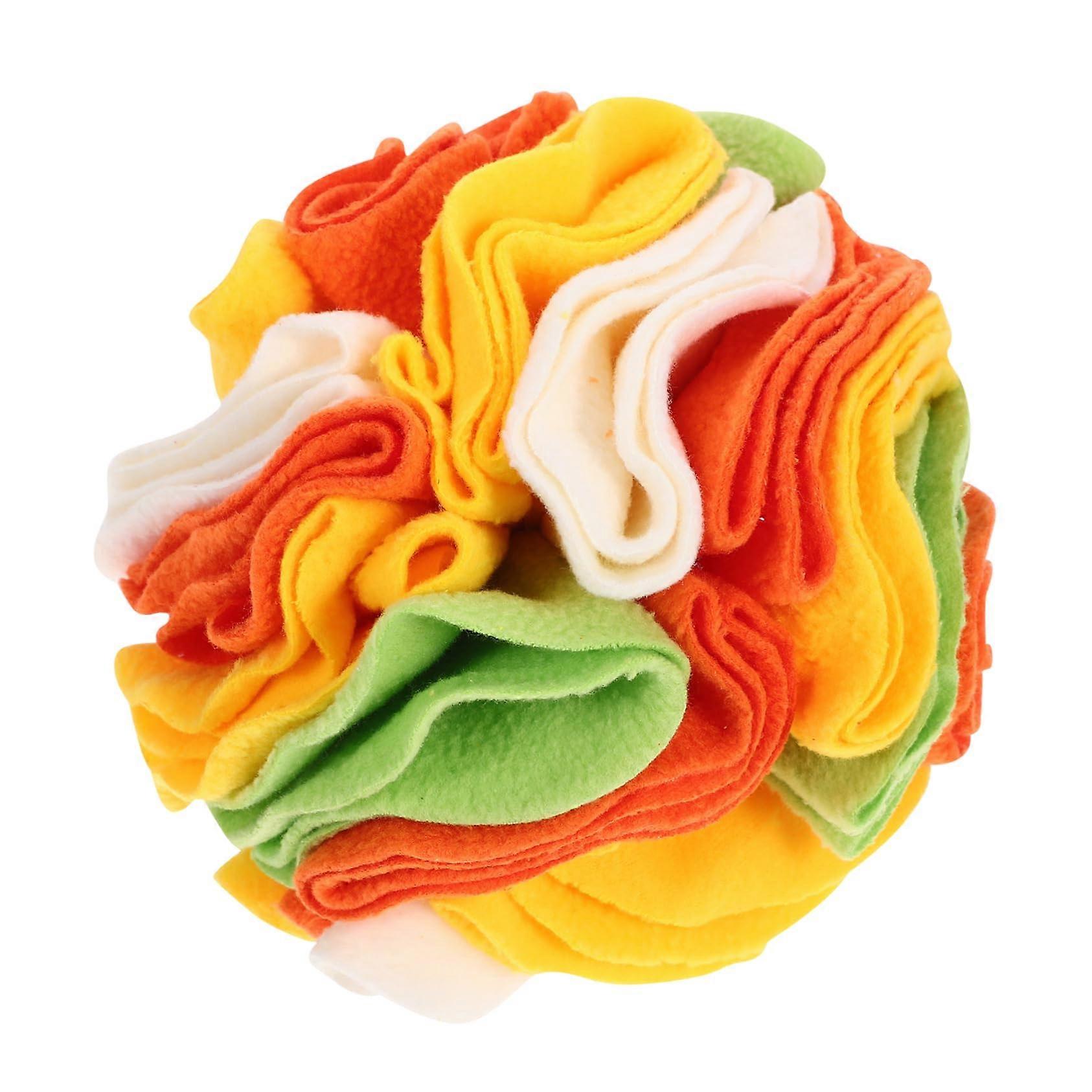 Pet Dog Sniff Ball Interactive Chew Toy Slow Feeder Puzzle Ball Puppies Enrichment Hidden Food Design Easy To Clean
