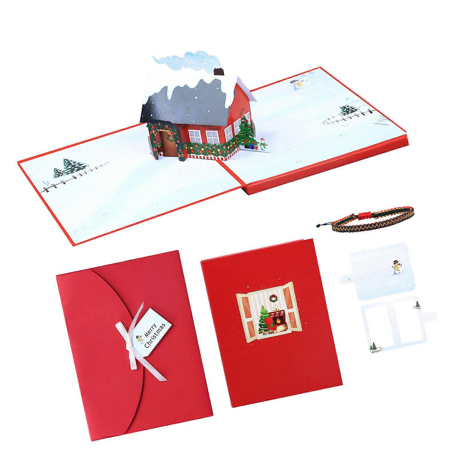 Beleuchtete Weihnachtskarten, mehrfarbig