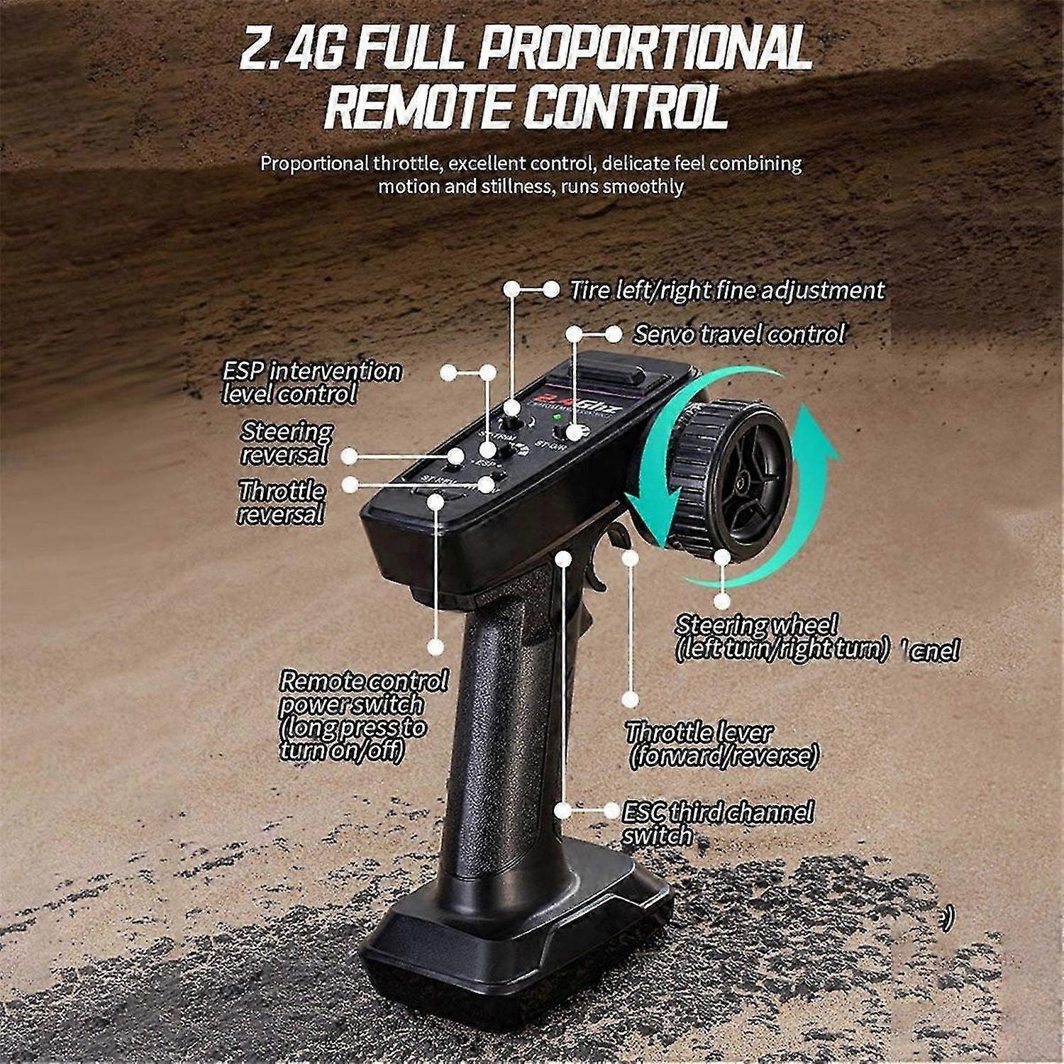 For 1/12 HX CONCEPT 4WD RTR 2.4G RC Car SY1202 Models Toys Green