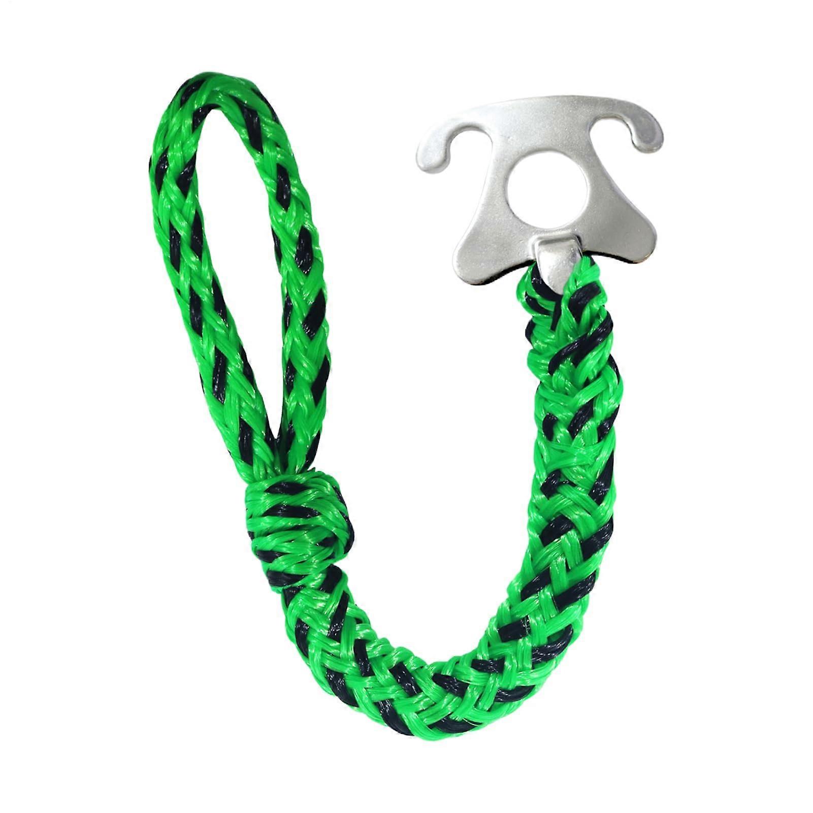 Tubing Rope For Boat Tubing Connector Tow Harness Stainless Steel Fastener Green For Wakeboarding Fishing Docking