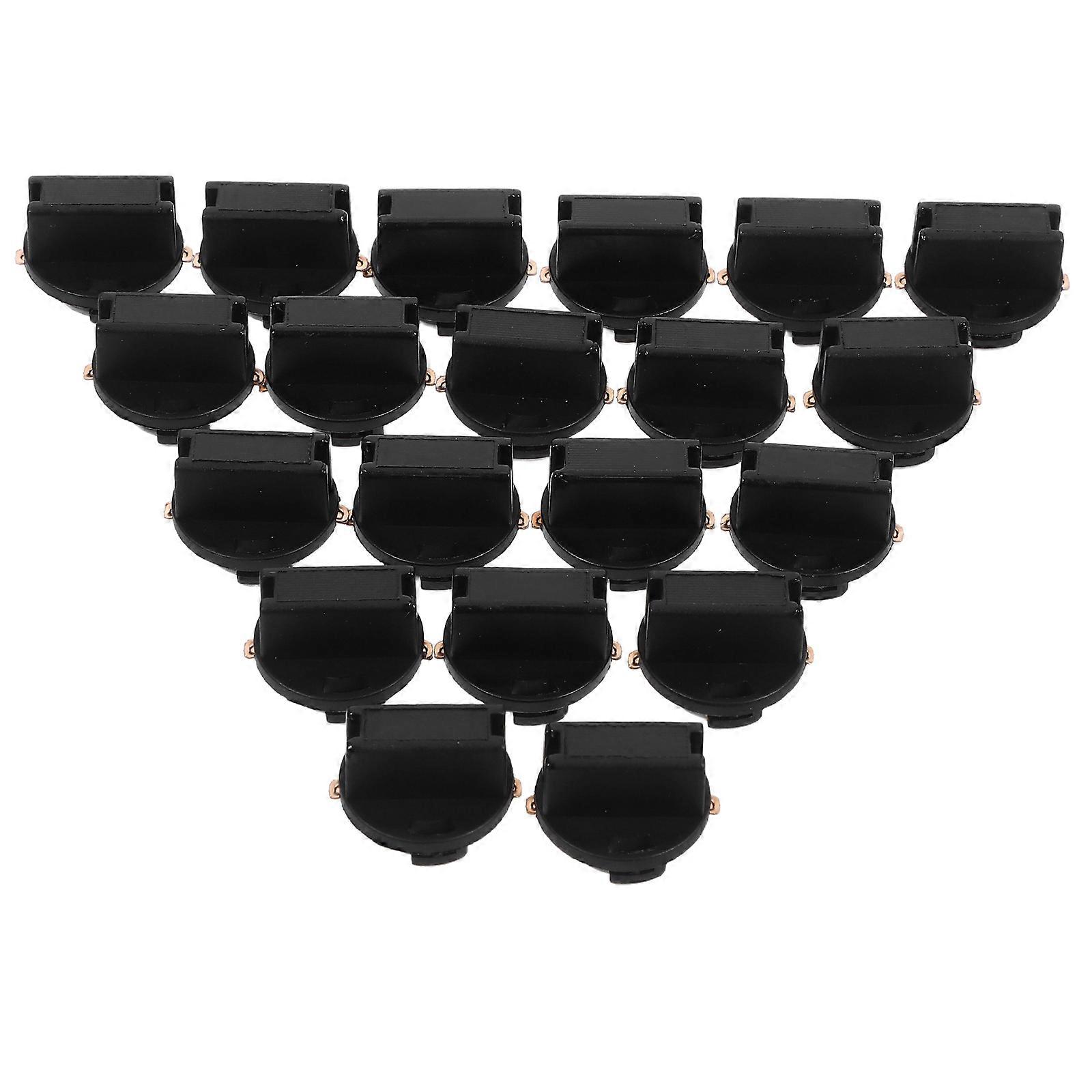 Car Light Bulb Socket T10 W5W Replacement with Round Plastic Base 20Pcs