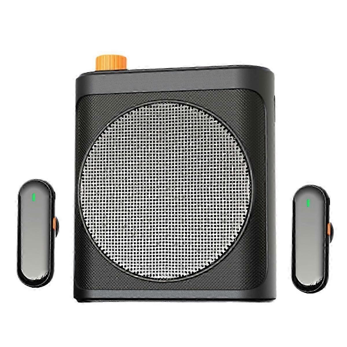 Mini Wireless Microphone Speaker with Lavalier Microphone Portable Voice Amplifier for Teachers, To-JK