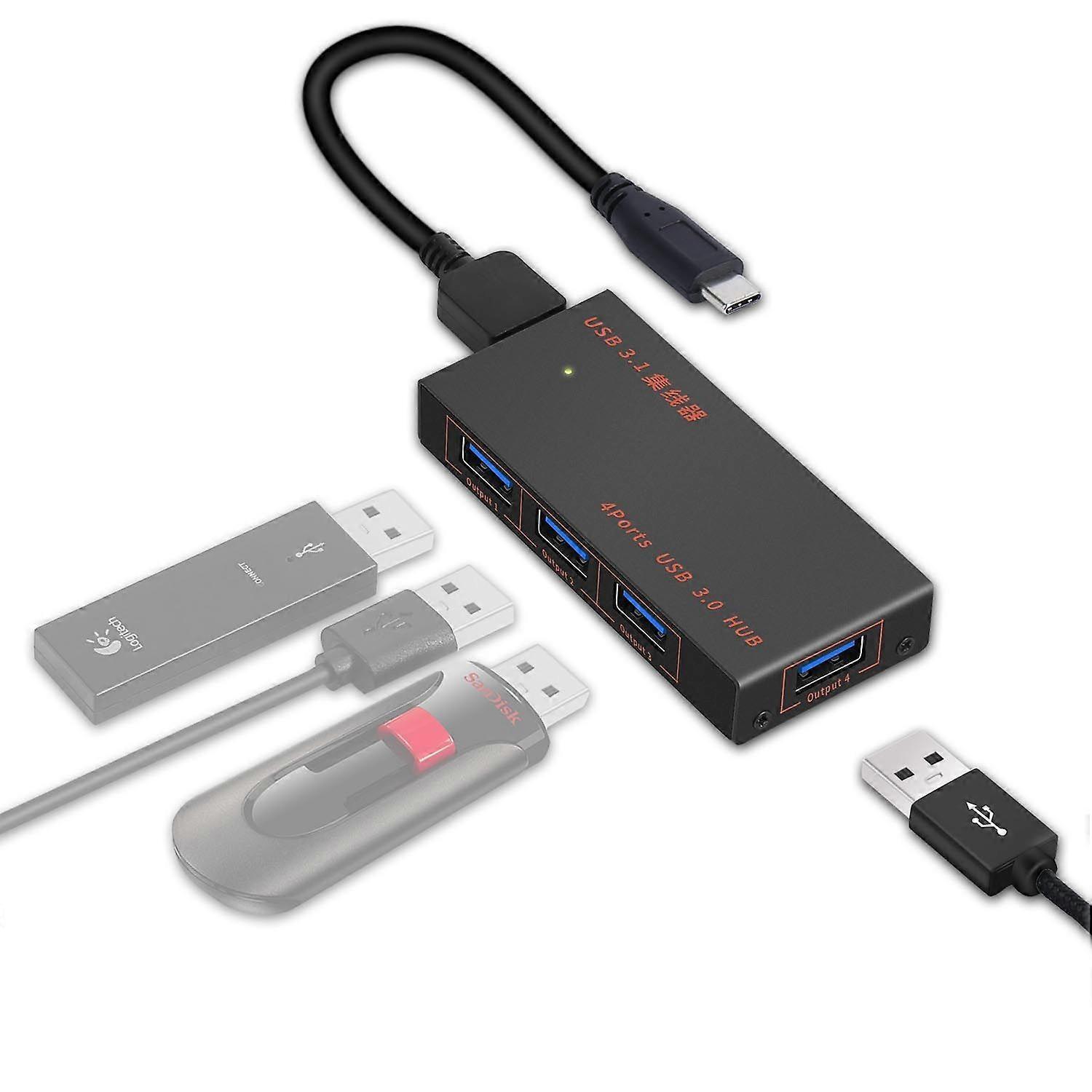 4 In 1 USB 3.0 Multi-function HUB Converter Expansion Dock