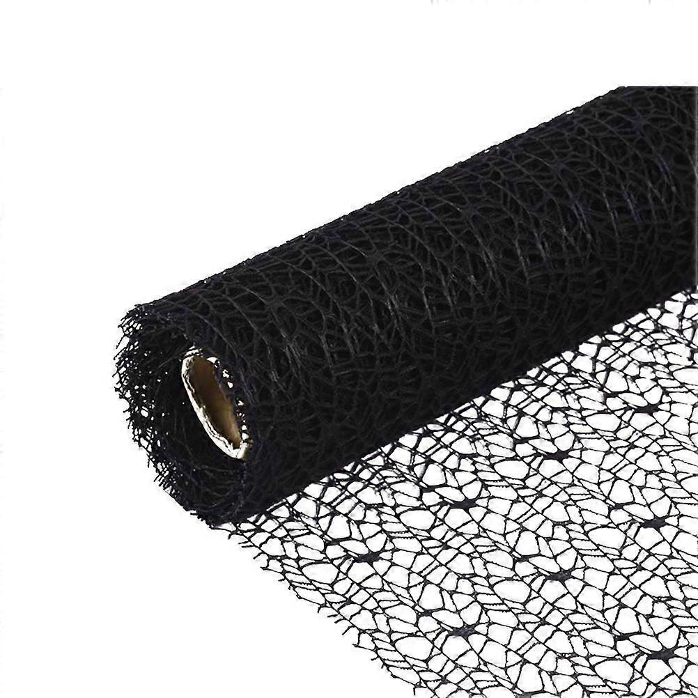 DIY Gauze Roll Bright Color Jacquard Net Handmade Net Yarn Charm Door Curtain Background Layout Mesh Gauze Pendant Flower Packaging Craft for School (