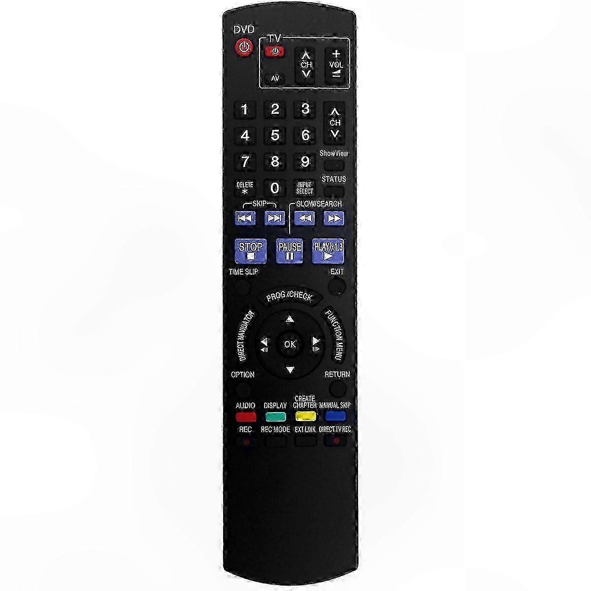 Pana DMR-EX85/EX87/EX0704 DVD Recorder Remote Control Replacement N2QAYB000236