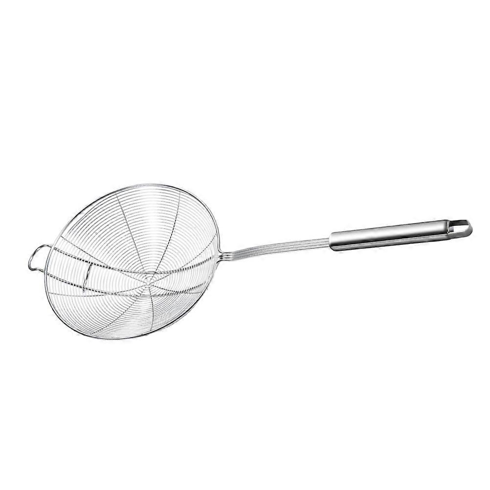 Stainless Steel Strainer Spoon Kitchen Tool For Home Use With Hook 1Set