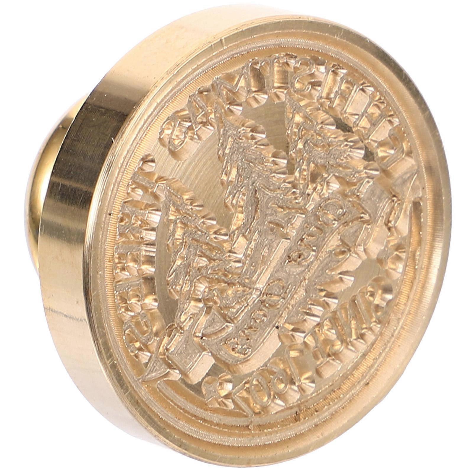 Christmas Wax Seal Stamp Copper Head for DIY Use 4Pcs Set