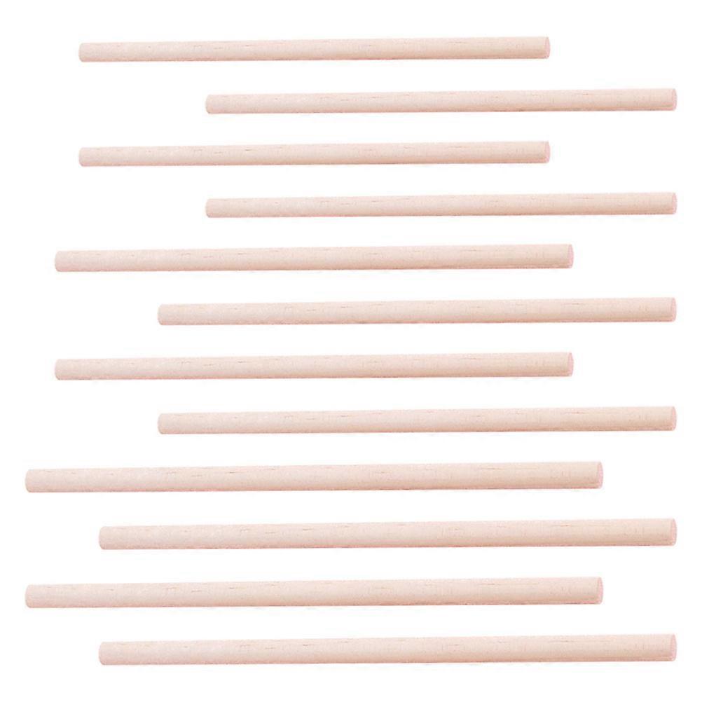 Wooden Round Dowel Rods Sticks for DIY Crafts and Building 150Pcs Set