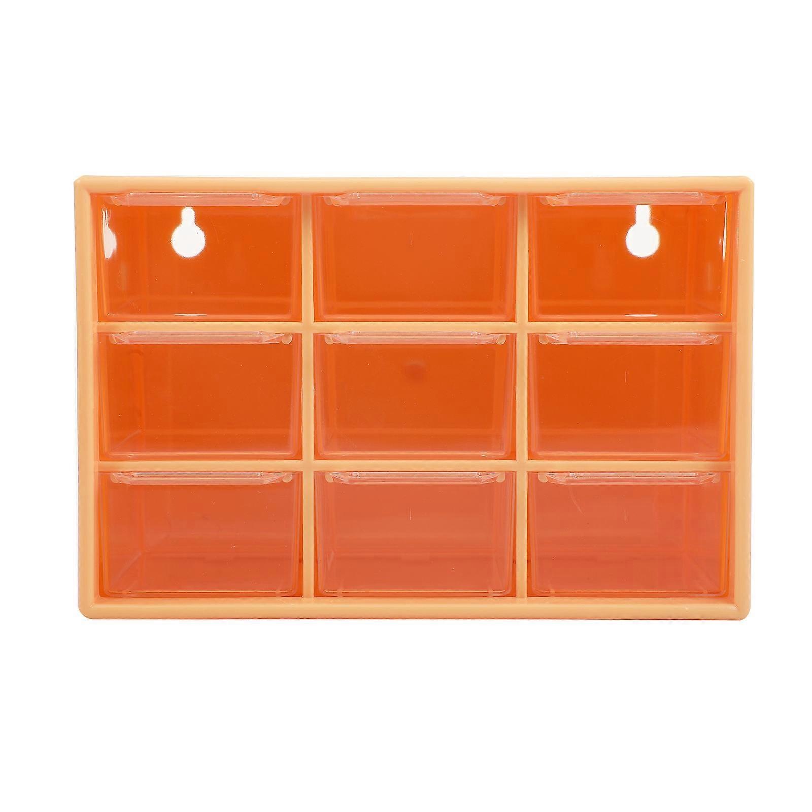 Cosmetics Storage Box Multipurpose Storage Container for Office with 3Pcs Compartments
