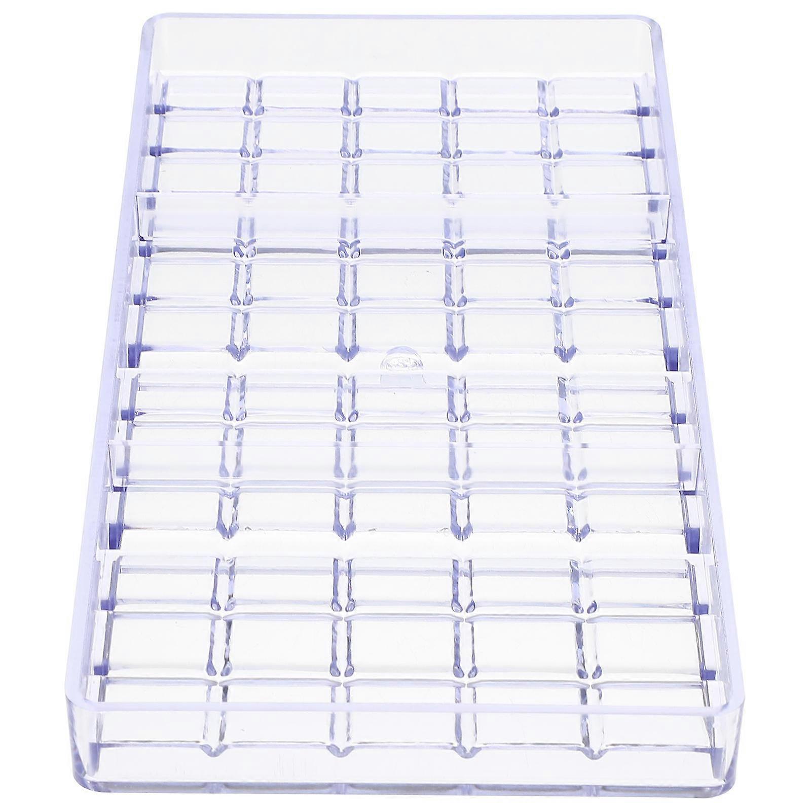 Clear Plastic Chocolate Mold Candy Mold for Baking 4Pcs Set