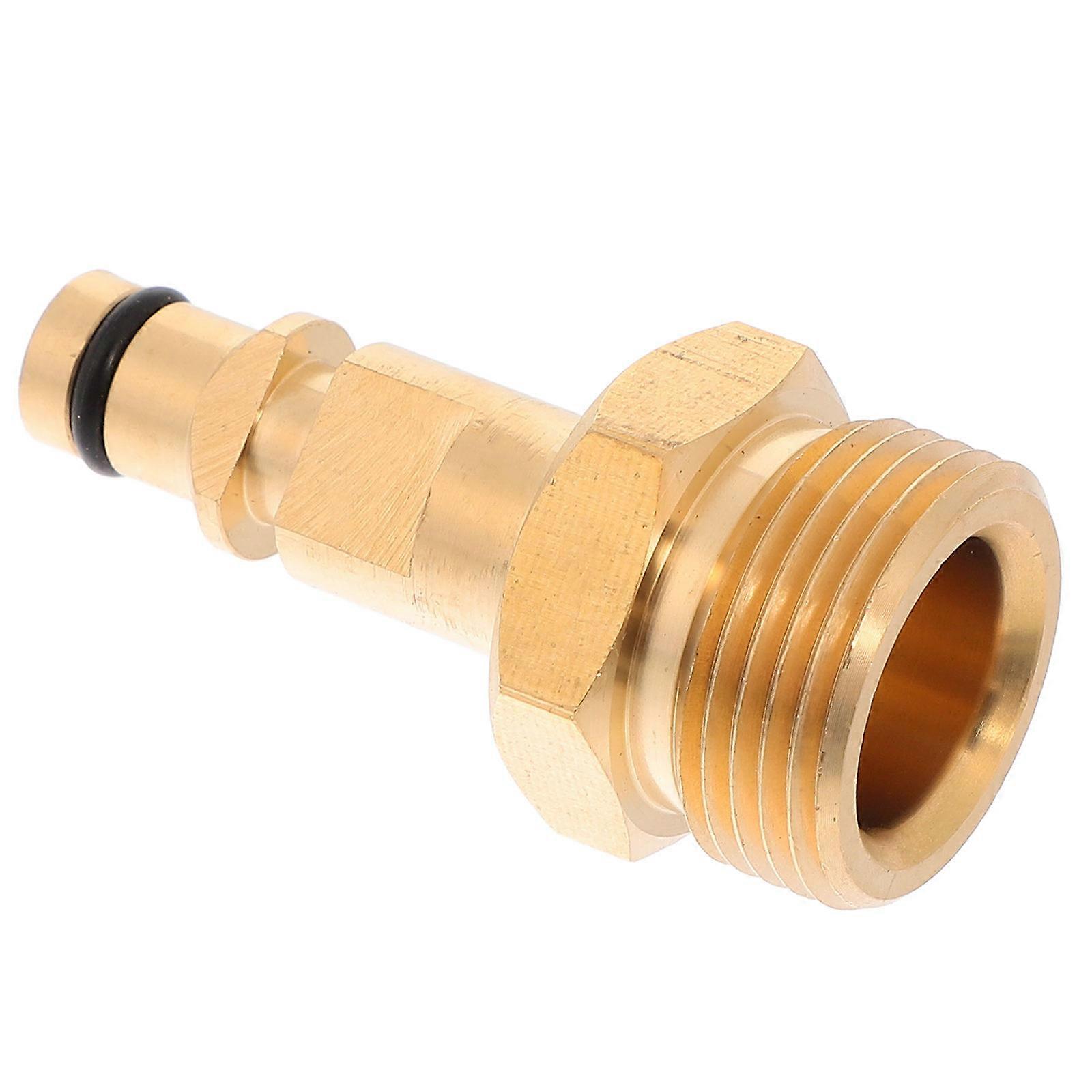 Pressure Washer Quick Connect Fitting 2Pcs Designed For Garden Maintenance Ideal For Homeowners Solid Copper Quick Connection Technology
