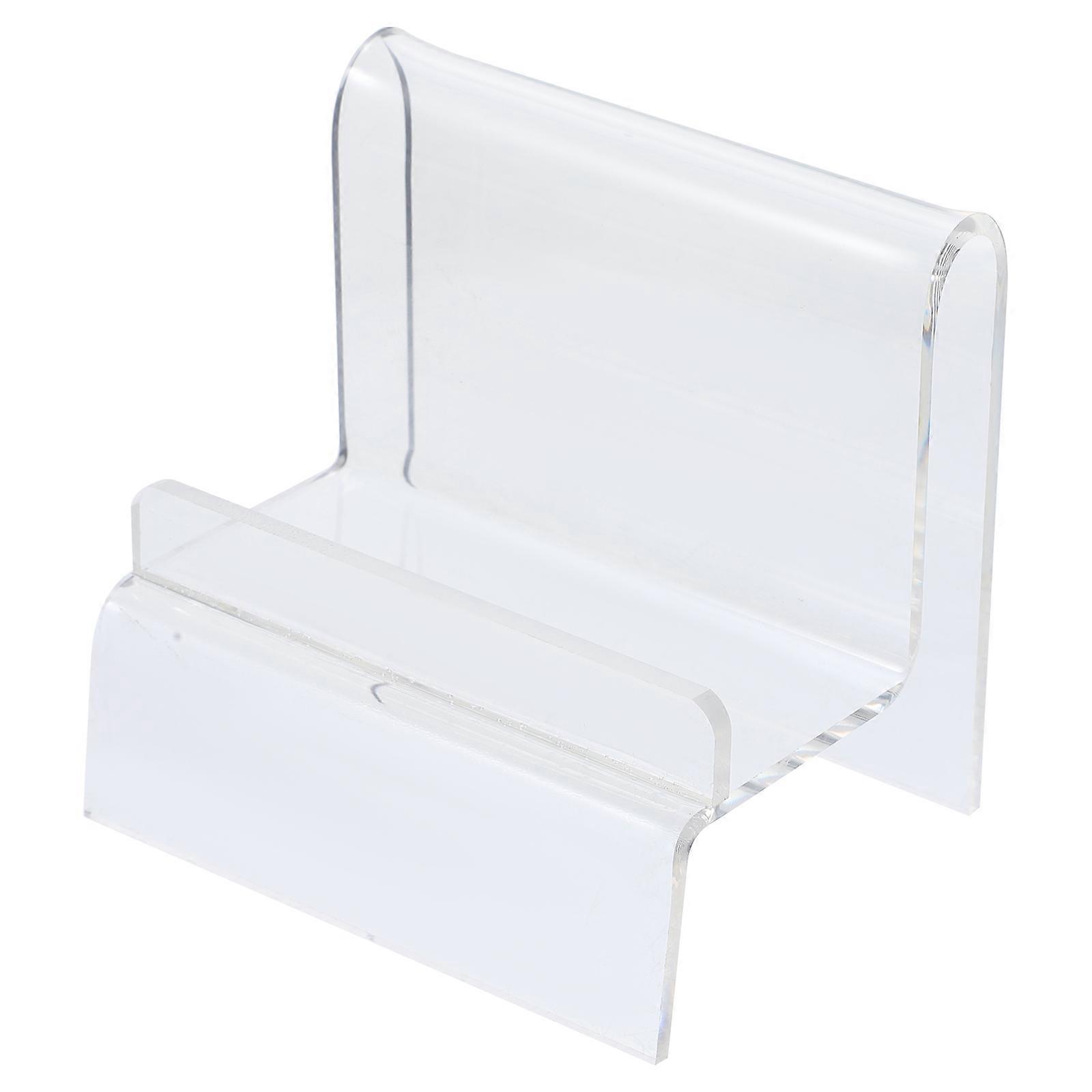 Transparent Wallet Display Rack for Storage 4Pcs Single Layer Holder