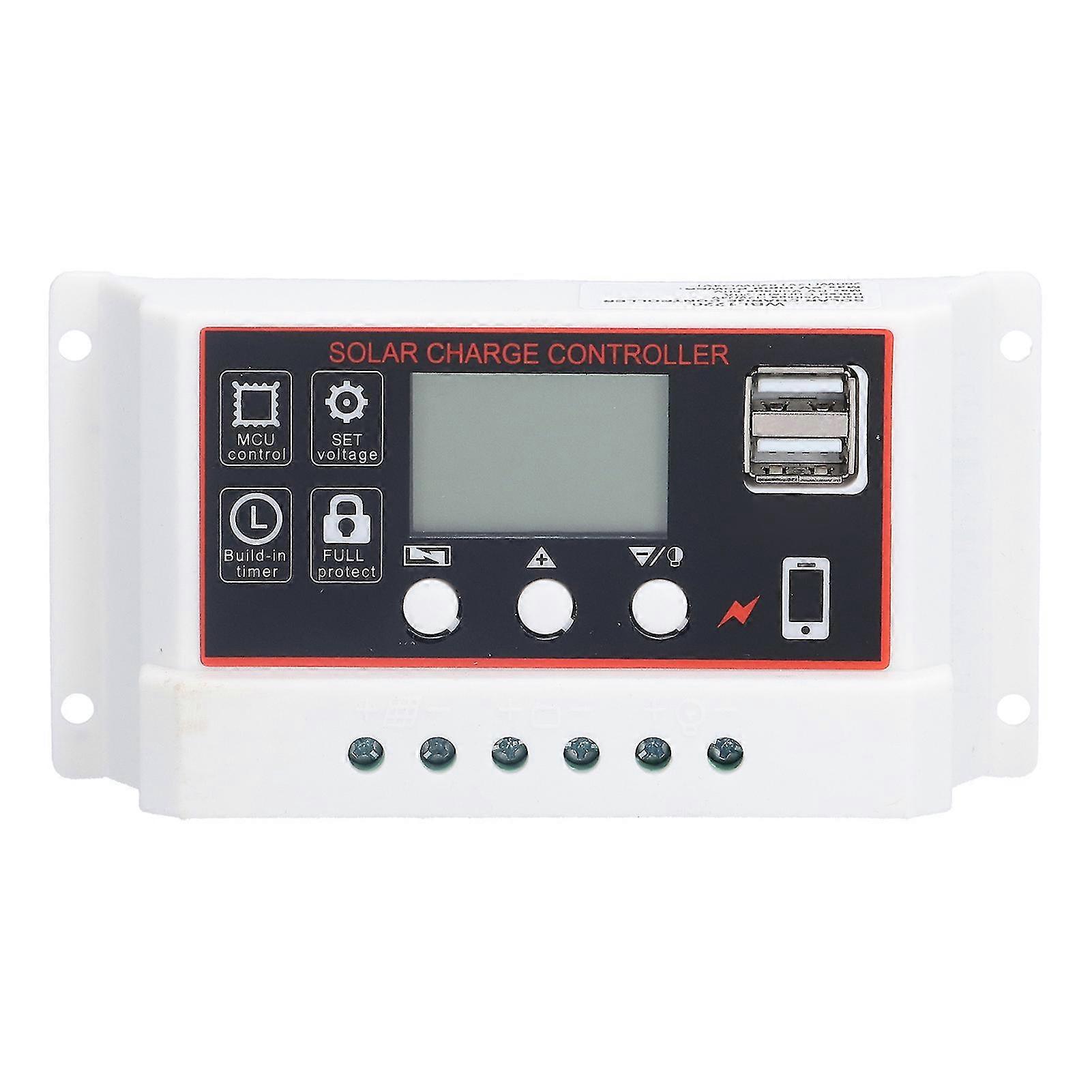 20A Solar Battery Controller Lithium Photovoltaic Charge Controller with Simple Protective Function for Efficient Energy Management 2025