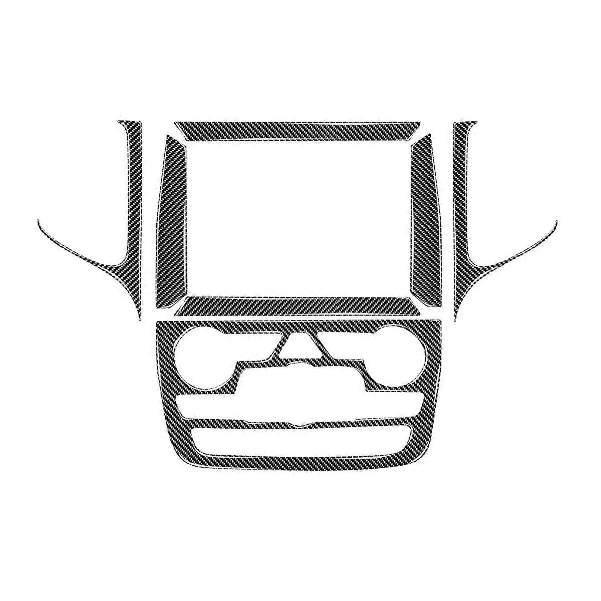 Central Control Navigation Panel Carbon Fiber Decorative Frame Cover Instrument Button Sticker for G