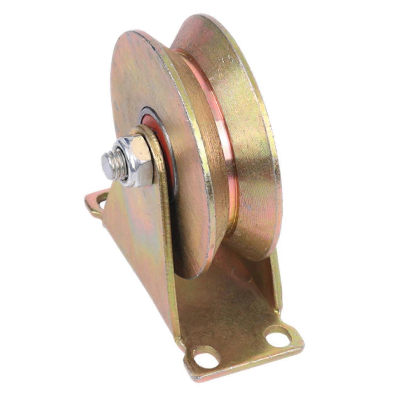 Cable Pulley Wheel Bracket Garage Door Ceiling Mount Rope Pulley System Heavy Duty Bracket Kit