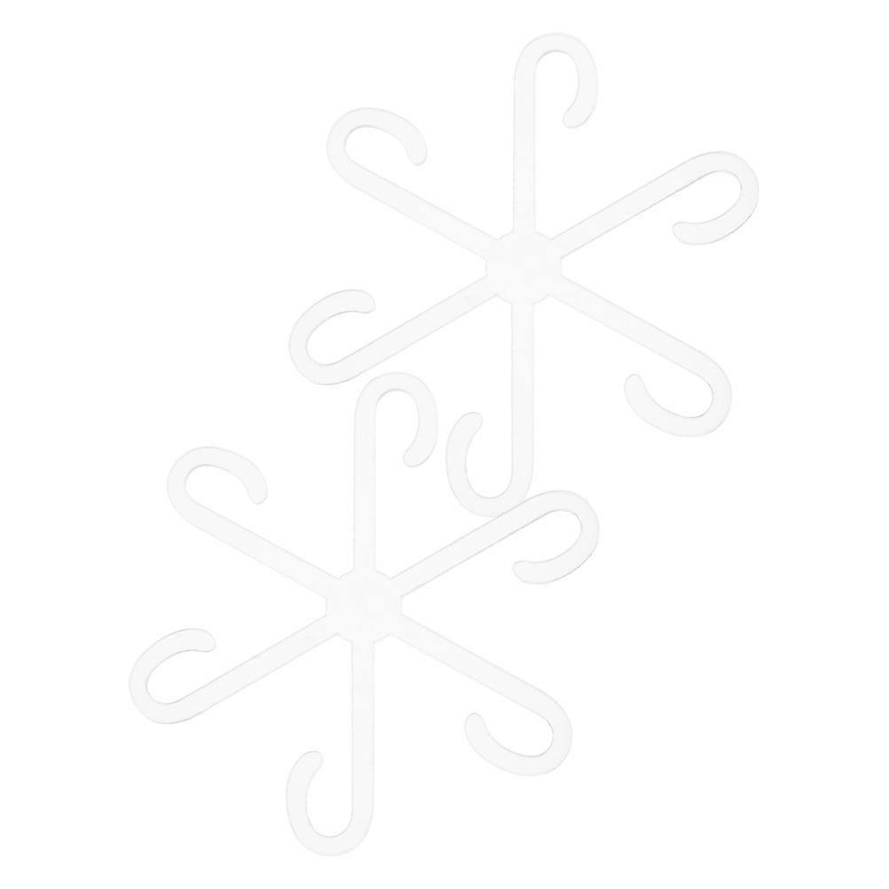 Plant Stem Support Holder Acrylic Rack for Fixing 10Pcs Stems