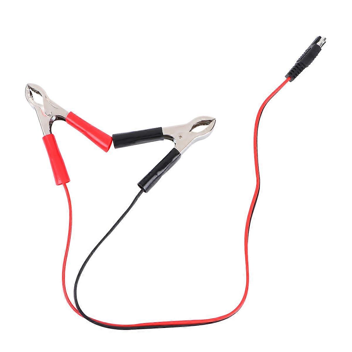 Motorcycle Charger Cable Adapter Sae to Clips 2Pcs Set